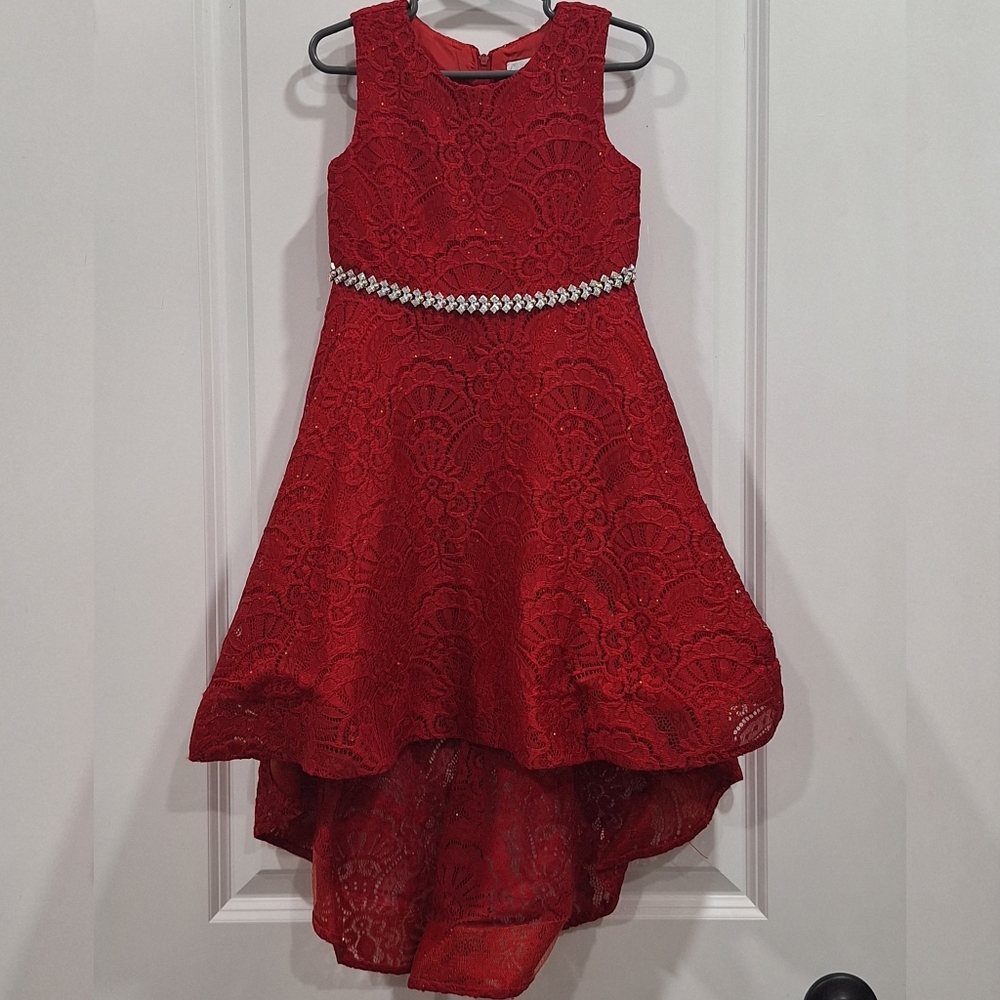 Rare Editions High-Low Formal Dress